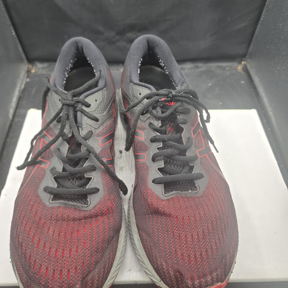 Asics Black and Red Athletic Shoes